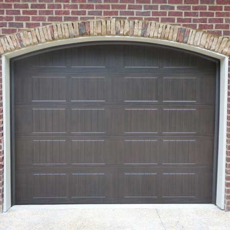 Dark Brown Garage Door